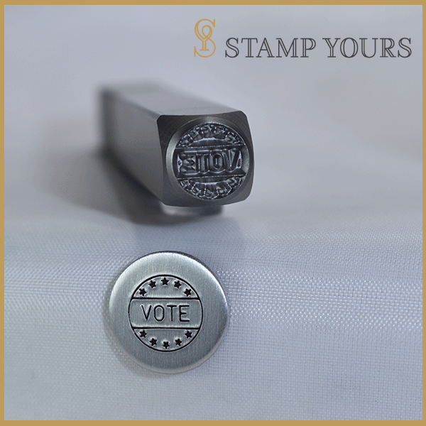 Vote Metal Stamp - Stamp Yours