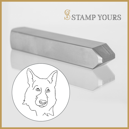 German Shepherd Metal Stamp - Stamp Yours