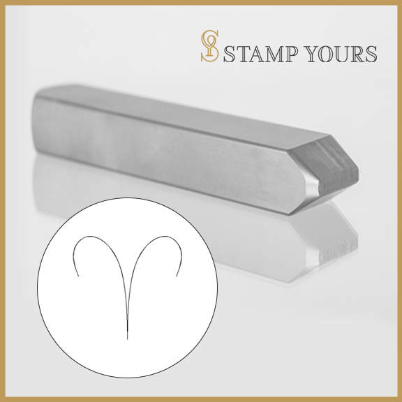 Aries Symbol Metal Stamp - Stamp Yours