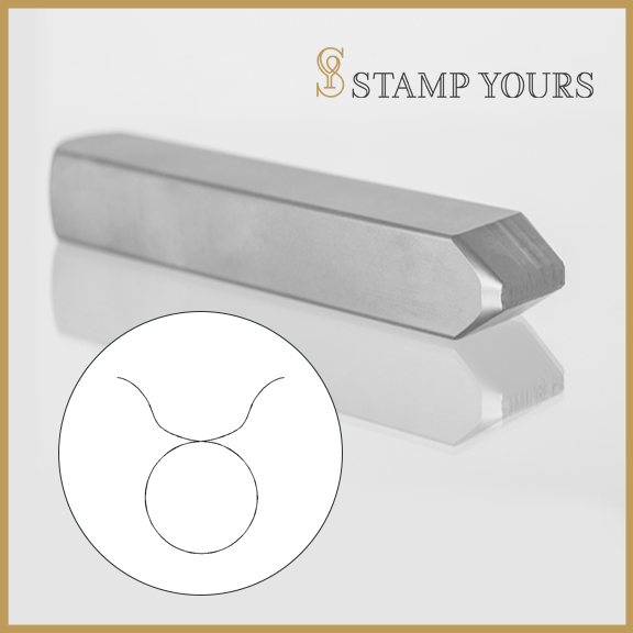 Taurus Symbol Metal Stamp - Stamp Yours