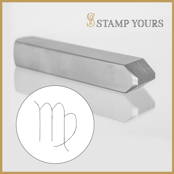 Virgo Symbol Metal Stamp - Stamp Yours
