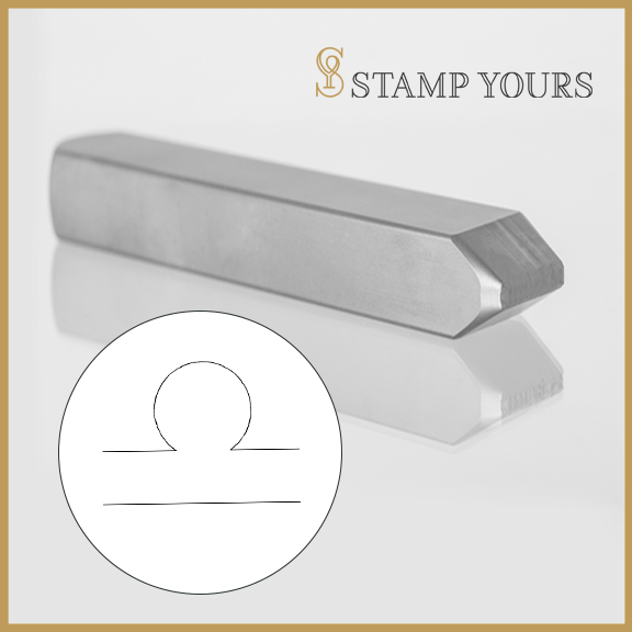 Libra Symbol Metal Stamp - Stamp Yours