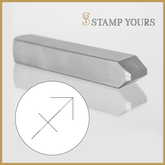 Sagittarius Symbol Metal Stamp - Stamp Yours