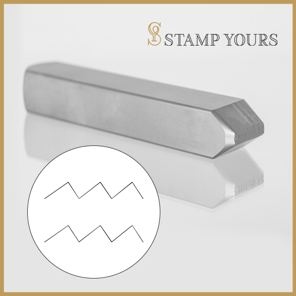 Aquarius Symbol Metal Stamp - Stamp Yours