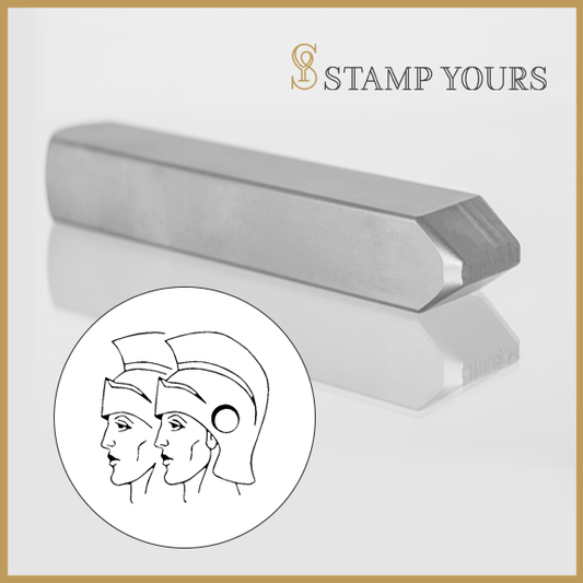 Gemini Sign Icon Metal Stamp - Stamp Yours