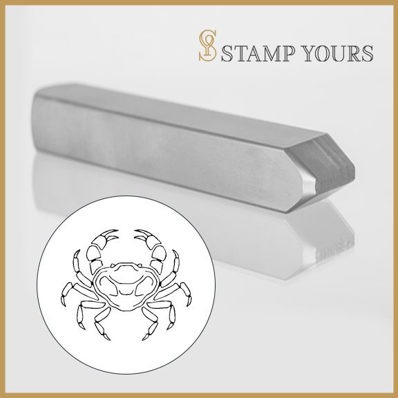 Cancer Sign Icon Metal Stamp - Stamp Yours