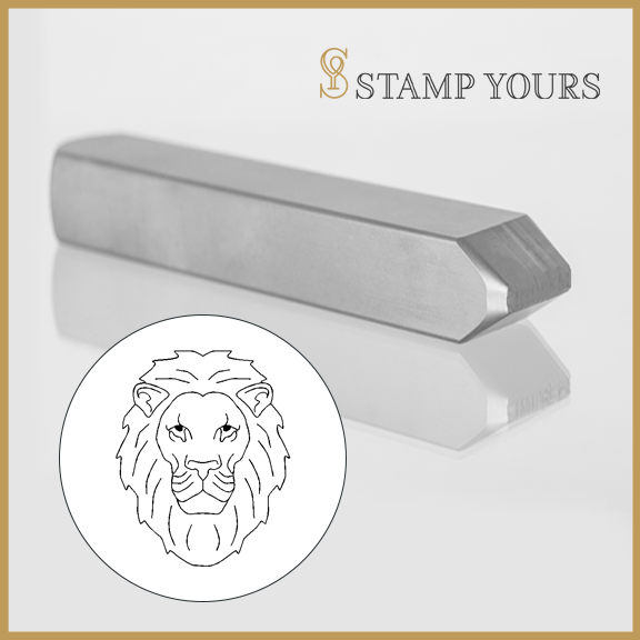 Leo Sign Icon Metal Stamp - Stamp Yours