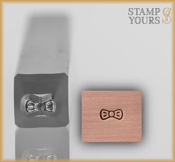 Bow Tie Design Stamp 1.5mm - Stamp Yours