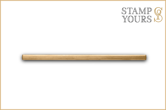 1/4" x 5-3/4" Brass Bracelet Blanks - Stamp Yours
