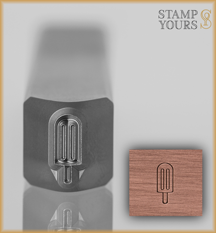 Popsicle Design Stamp 6mm - Stamp Yours