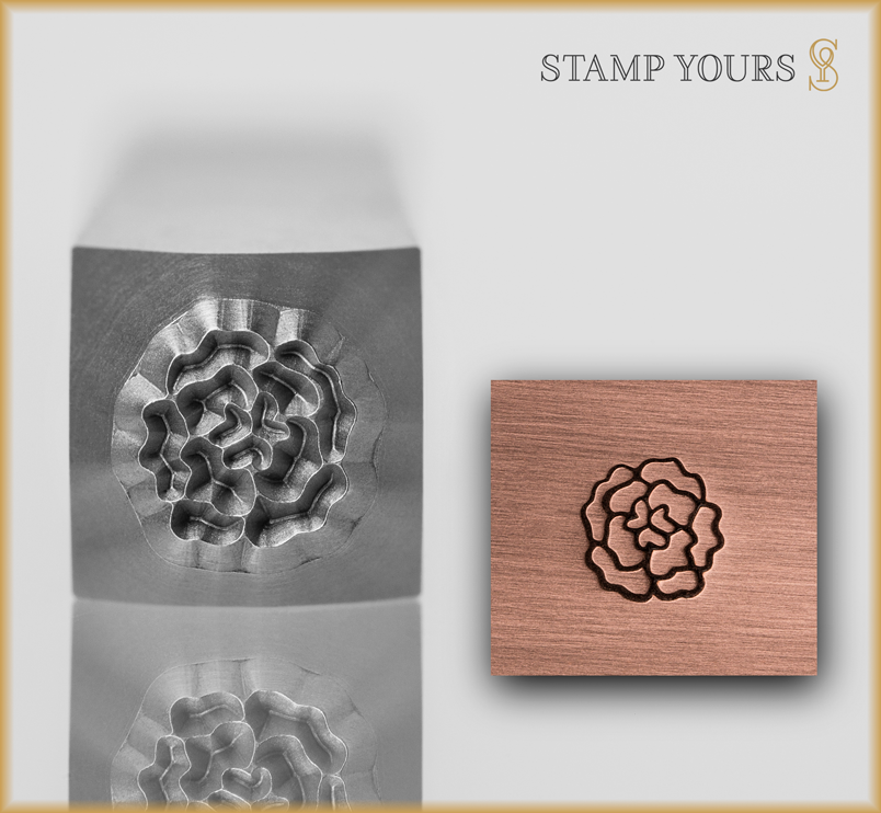 Carnation Style 1 Design Stamp - Stamp Yours