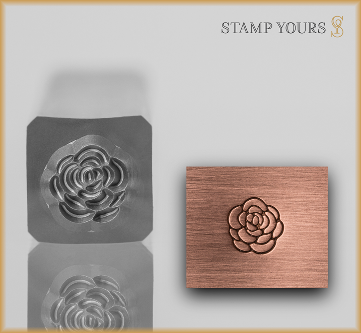 Rose Style 1 Design Stamp - Stamp Yours