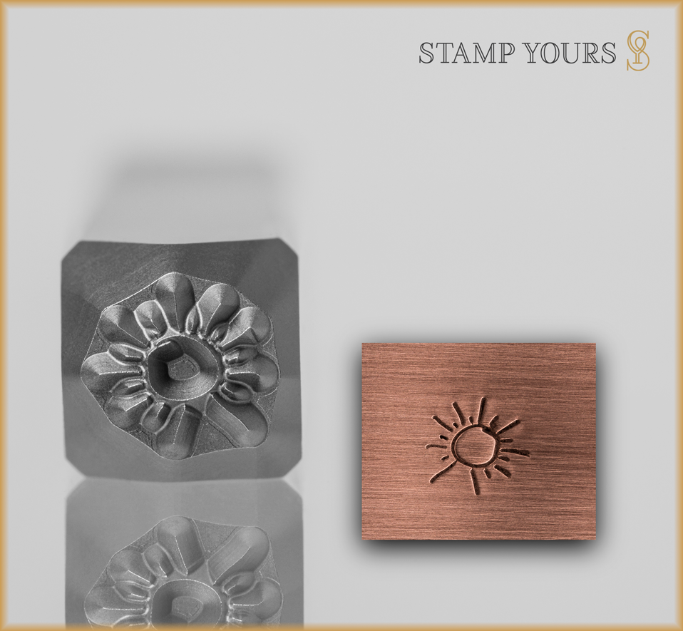 Hand Drawn Sun Design - Stamp Yours