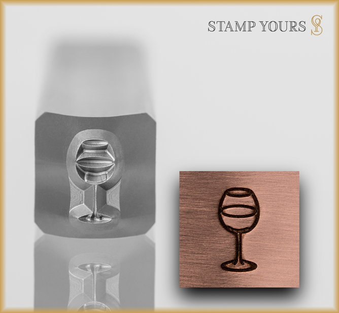 Wine Glass - Stamp Yours