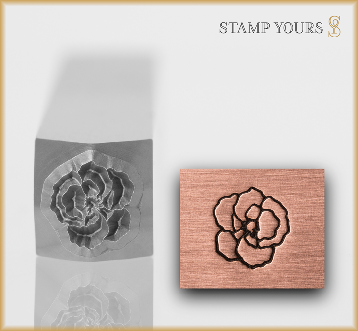 Carnation Style 2 Design Stamp - Stamp Yours