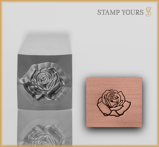 Rose Style 2 Design Stamp - Stamp Yours