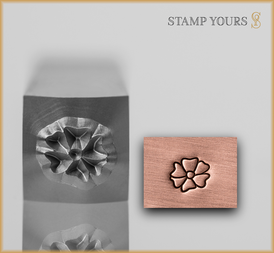 Flower Style 3 Design Stamp - Stamp Yours