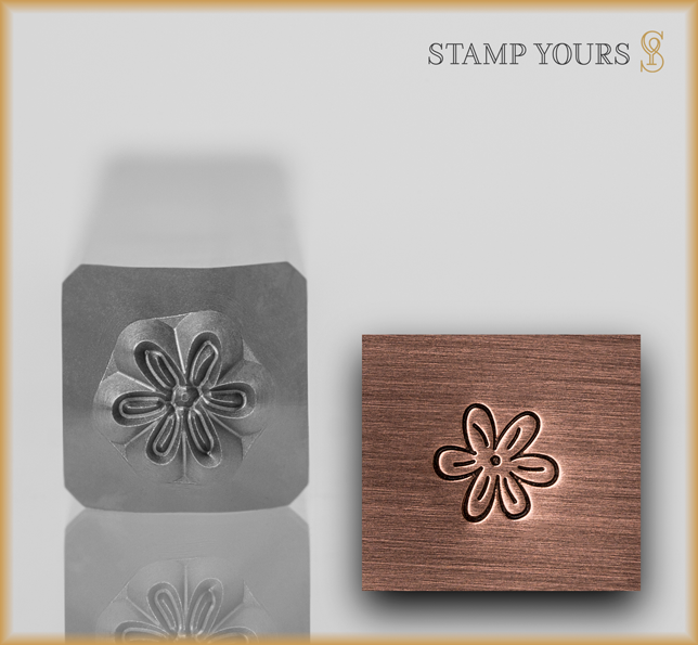 Flower Style 4 Design Stamp - Stamp Yours