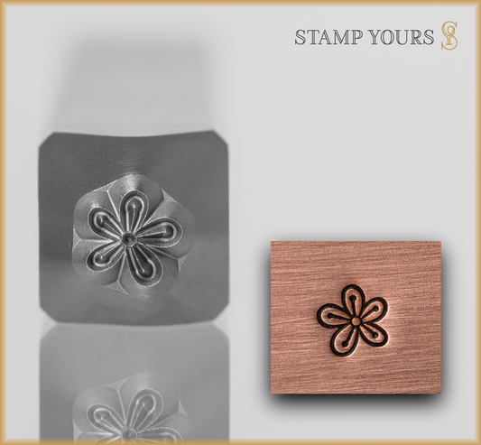 Flower Style 6 Design Stamp - Stamp Yours