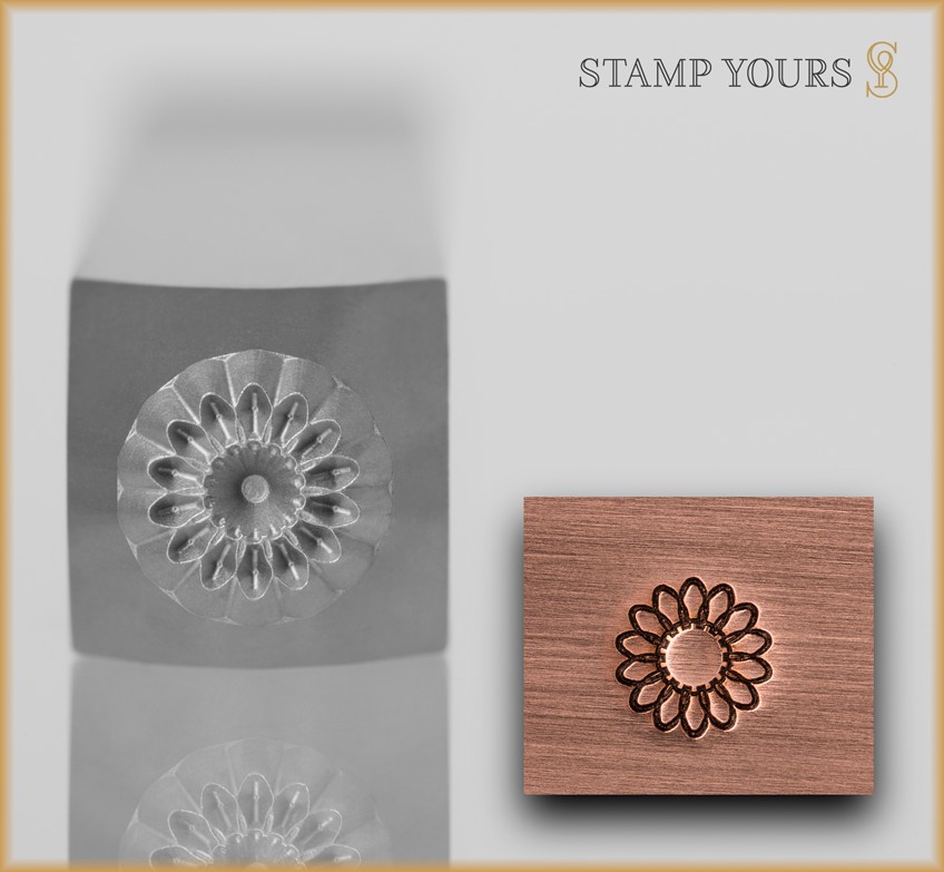 Sunflower Design Stamp - Stamp Yours