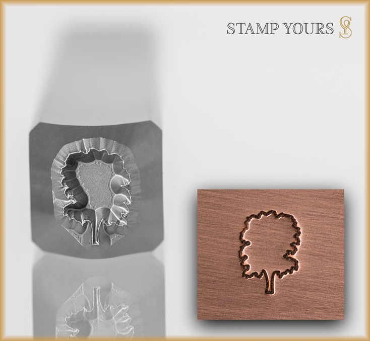 Oak Tree Outline - Stamp Yours
