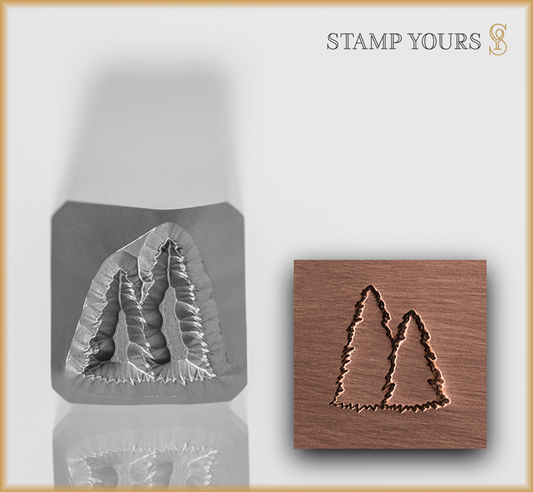 Spruce Trees Outline - Stamp Yours