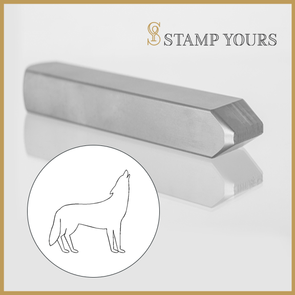 Wolf Metal Stamp - Stamp Yours
