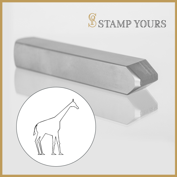 Giraffe Metal Stamp - Stamp Yours