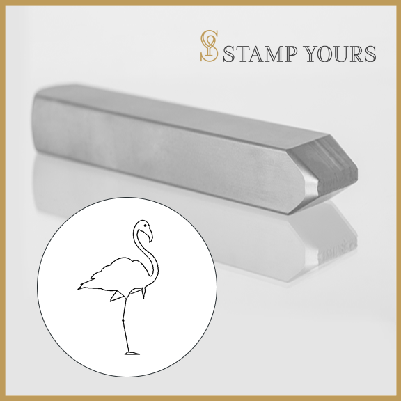 Flamingo Metal Stamp - Stamp Yours