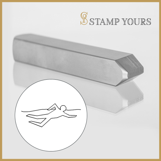 Swimmer Metal Stamp - Stamp Yours