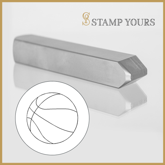 Basketball Metal Stamp - Stamp Yours
