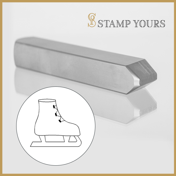 Ice Skate Metal Stamp - Stamp Yours