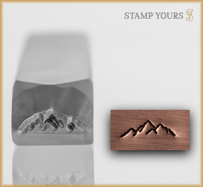 Mini Mountain Range #1 - Stamp Yours