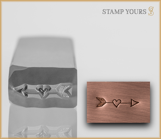 Heart Arrow Design - Stamp Yours