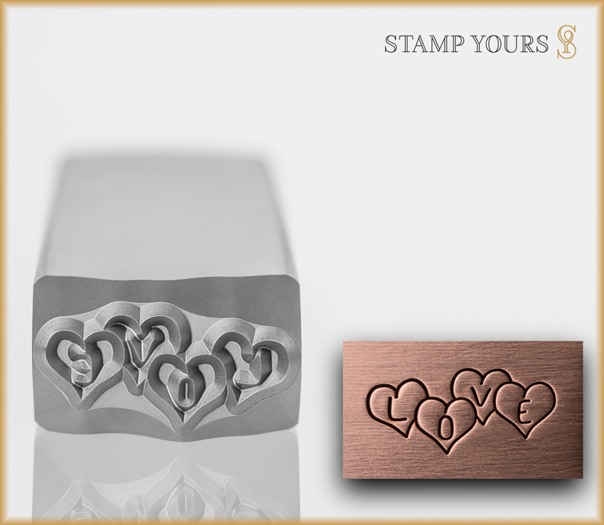 Cluster Heart "Love" - Stamp Yours