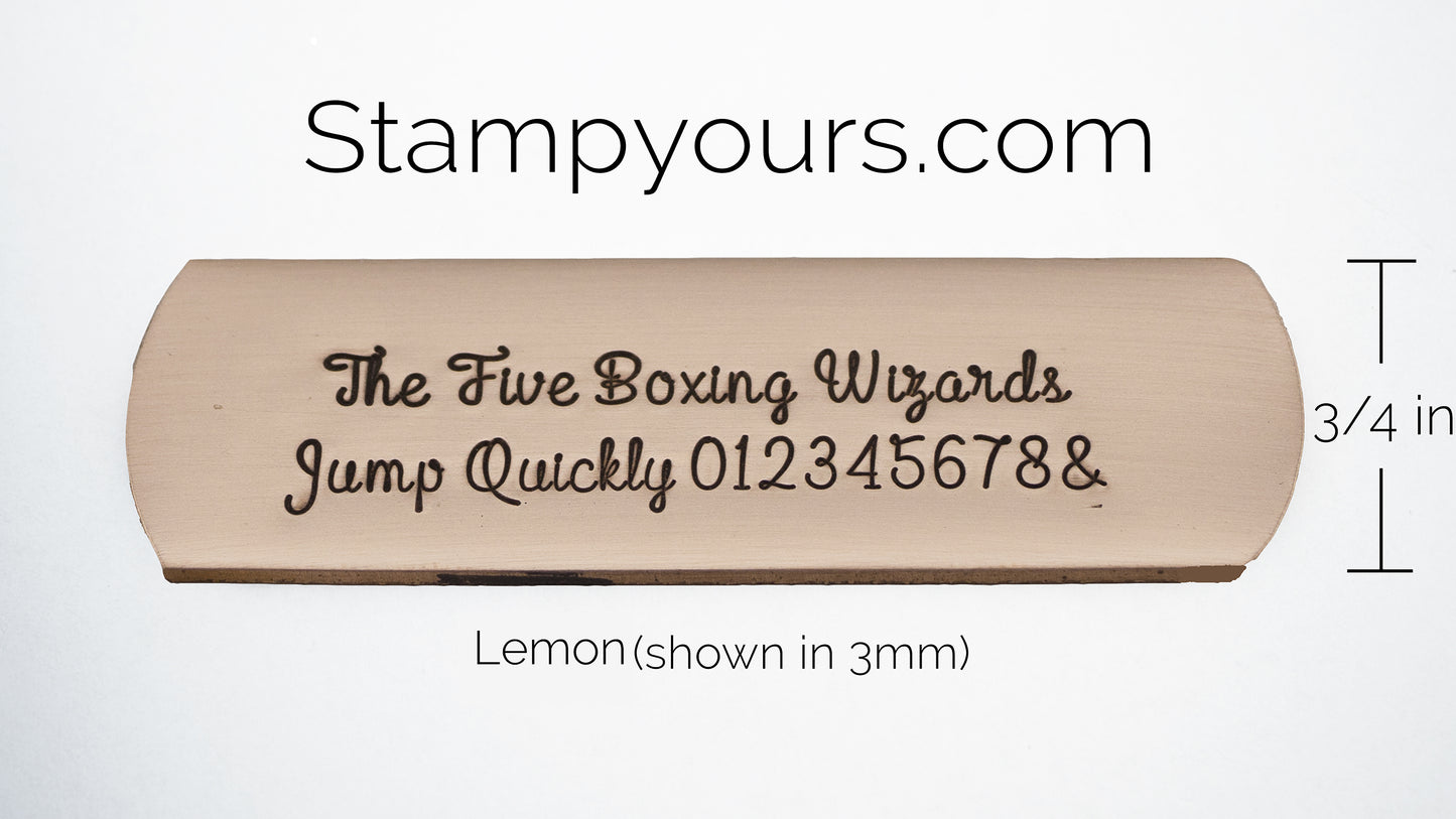 Lemon ( 2.5mm-4.5mm ) - Stamp Yours