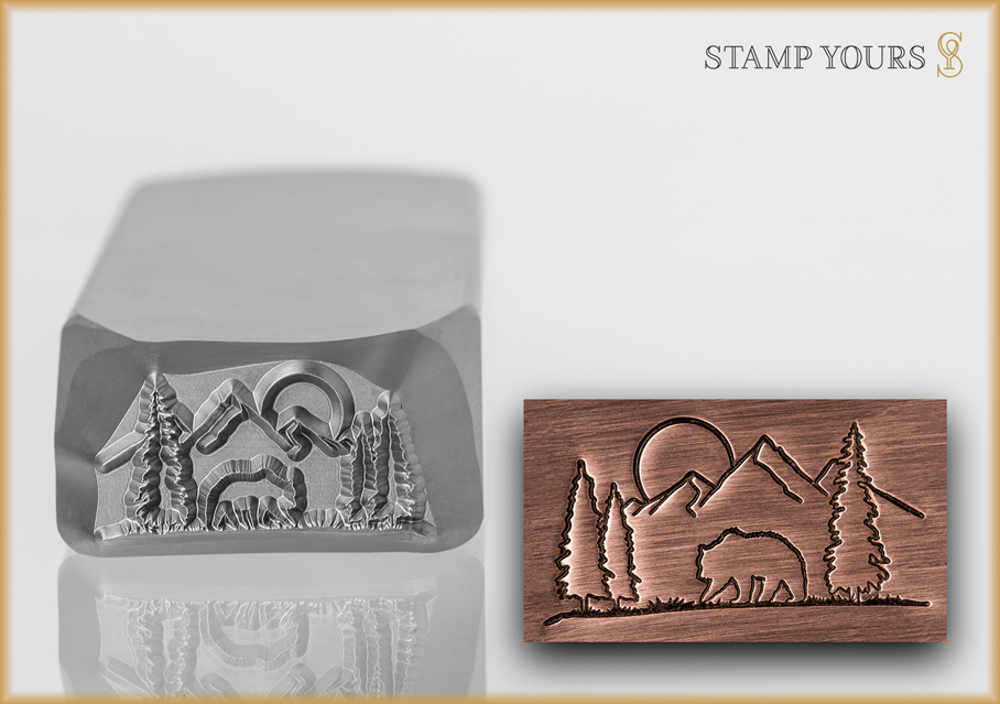 Wilderness Scene - Stamp Yours