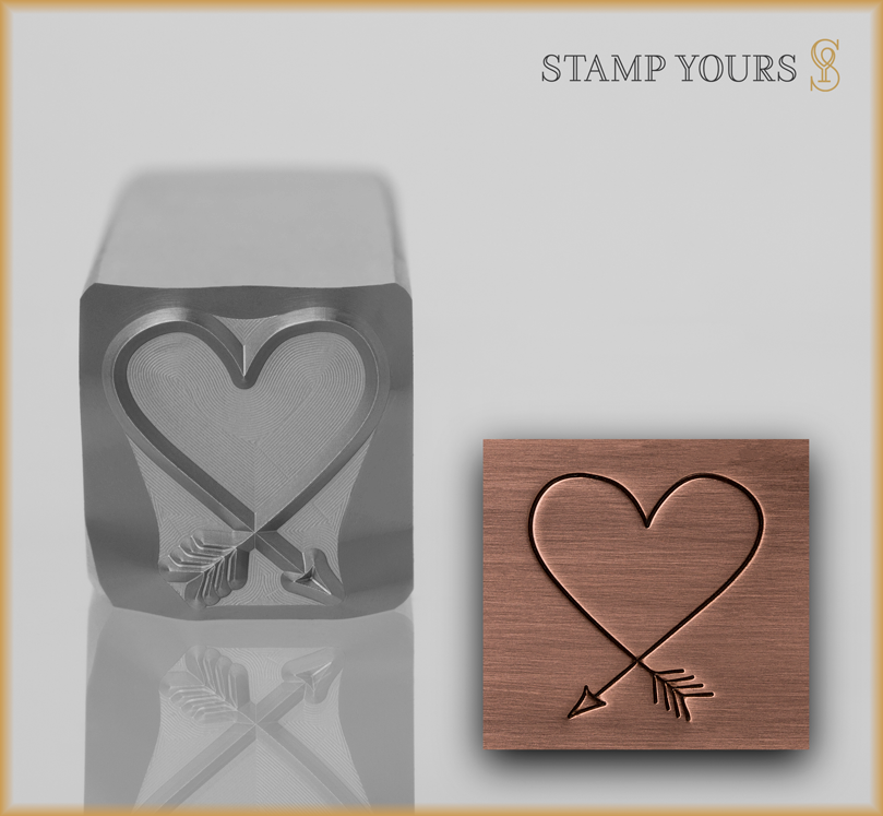 Large Heart Design - Stamp Yours