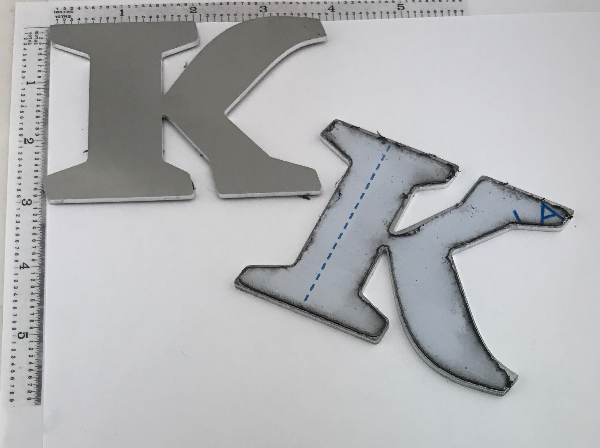Letter Blanks " K " - Stamp Yours