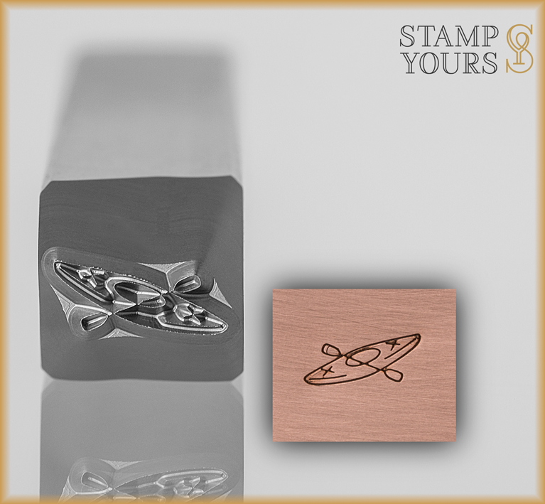 Kayak Design Stamp 3.5mm - Stamp Yours
