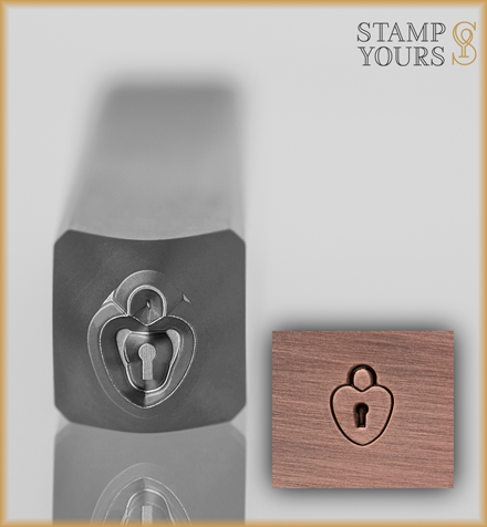 Simple Lock Stamp Love Lock Design Stamp 5mm – Stamp Yours