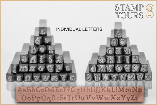 Sweet Peony Metal Alphabet Stamps, full Alphabet. – My Metal Stamp