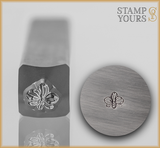 Orchid Flower Design Stamp - Stamp Yours