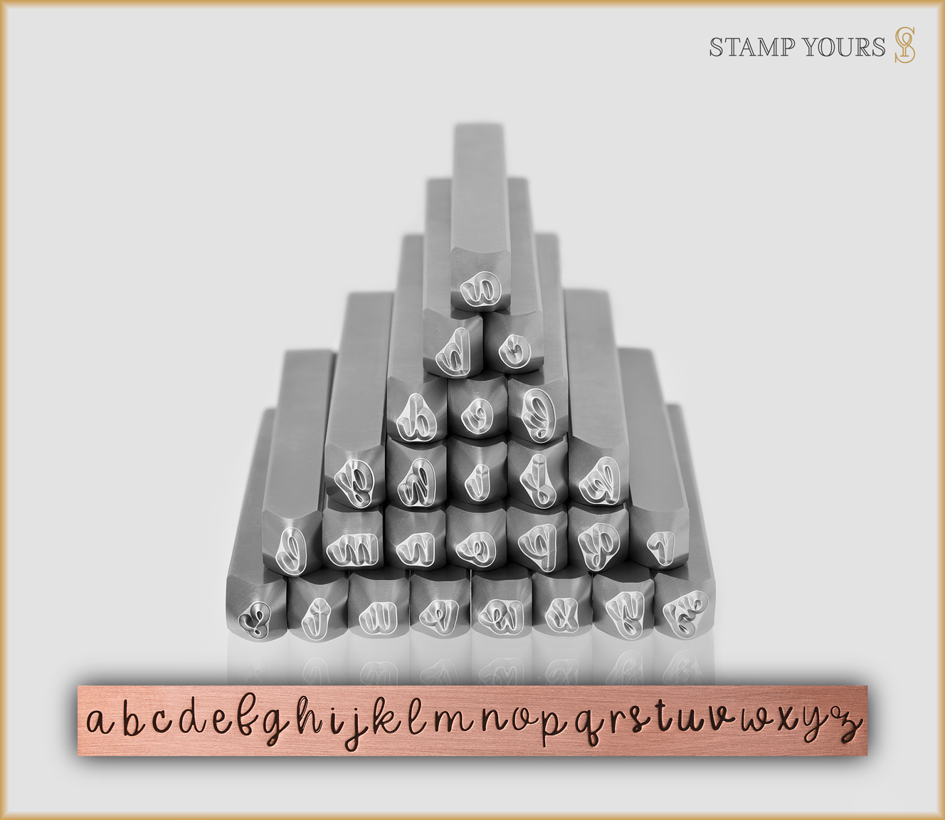 Pumpkin Spice 3mm Lowercase - Stamp Yours