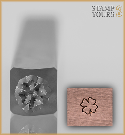 Shamrock Design Stamp 4mm - Stamp Yours