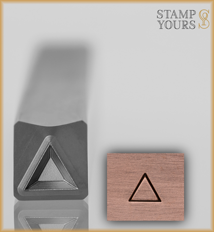Triangle Design Stamp 4mm - Stamp Yours