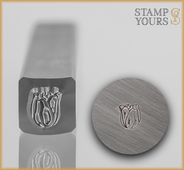 Tulip Flower Design Stamp - Stamp Yours