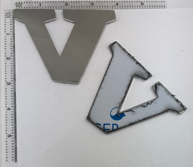 Letter Blanks " V " - Stamp Yours