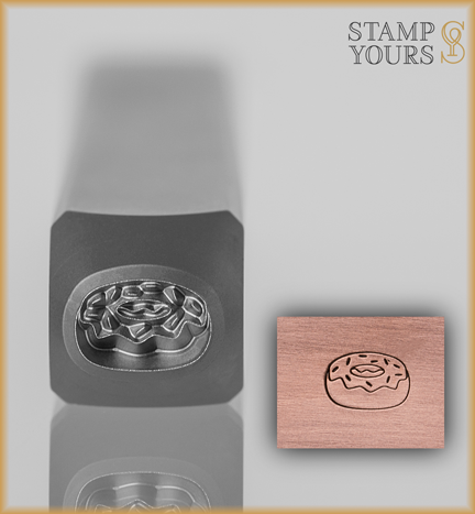 Donut Design Stamp 4mm - Stamp Yours